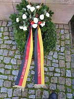 Der Opfer von Krieg und Gewalt gedacht Bild: Der Opfer von Krieg und Gewalt gedacht