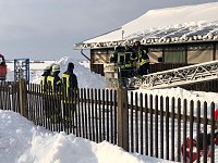 Bild: Scheunendach drohte einzubrechen