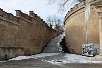 Freitreppe am Schloss Sondershausen vor den starken Schneefällen Bild: Freitreppe am Schloss Sondershausen vor den starken Schneefällen
