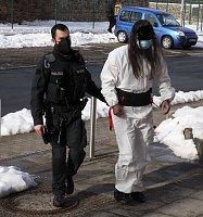 Bild: Unterwegs zum Haftrichtertermin im Amtsgericht