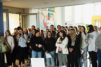 An der Lessing-Schule wurde gestern die dritte Runde des "Tags in der Praxis" mit einer Berufsmesse eingeläutett Bild: An der Lessing-Schule wurde gestern die dritte Runde des "Tags in der Praxis" mit einer Berufsmesse eingeläutett