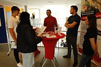 An der Lessing-Schule wurde gestern die dritte Runde des "Tags in der Praxis" mit einer Berufsmesse eingeläutett Bild: An der Lessing-Schule wurde gestern die dritte Runde des "Tags in der Praxis" mit einer Berufsmesse eingeläutett