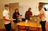 An der Lessing-Schule wurde gestern die dritte Runde des "Tags in der Praxis" mit einer Berufsmesse eingeläutett Bild: An der Lessing-Schule wurde gestern die dritte Runde des "Tags in der Praxis" mit einer Berufsmesse eingeläutett
