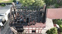 Wohnhaus in Oberspier ausgebrannt Bild: Wohnhaus in Oberspier ausgebrannt