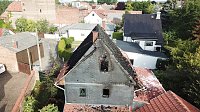 Wohnhaus in Oberspier ausgebrannt Bild: Wohnhaus in Oberspier ausgebrannt