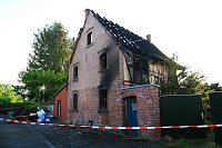 Wohnhaus in Oberspier ausgebrannt Bild: Wohnhaus in Oberspier ausgebrannt
