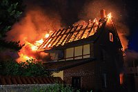 Wohnhaus in Oberspier ausgebrannt Bild: Wohnhaus in Oberspier ausgebrannt