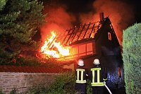 Wohnhaus in Oberspier ausgebrannt Bild: Wohnhaus in Oberspier ausgebrannt