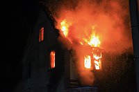 Wohnhaus in Oberspier ausgebrannt Bild: Wohnhaus in Oberspier ausgebrannt