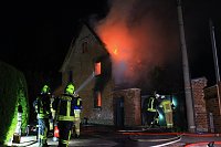 Wohnhaus in Oberspier ausgebrannt Bild: Wohnhaus in Oberspier ausgebrannt