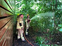 Fahrlässige Brandstiftung auf dem Possen Bild: Fahrlässige Brandstiftung auf dem Possen