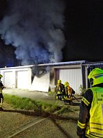 Bild: Garagenbrand in Bad Frankenhausen