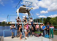 Erster Arbeitseinsatz im Naturschwimmbad Heldrungen Bild: Erster Arbeitseinsatz im Naturschwimmbad Heldrungen