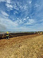 Flächenbrand bei Trebra Bild: Flächenbrand bei Trebra