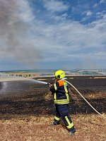 Flächenbrand bei Trebra Bild: Flächenbrand bei Trebra