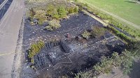 Brand eines Stoppelfeldes bei Bretleben Bild: Brand eines Stoppelfeldes bei Bretleben