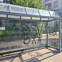 Schnmierereien und Hasstriaden im Vorfeld eines Pokalspiels Bild: Schnmierereien und Hasstriaden im Vorfeld eines Pokalspiels