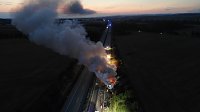 Schwerer Unfall auf der A 38 Bild: Schwerer Unfall auf der A 38