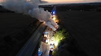 Schwerer Unfall auf der A 38 Bild: Schwerer Unfall auf der A 38