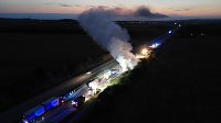 Schwerer Unfall auf der A 38 Bild: Schwerer Unfall auf der A 38