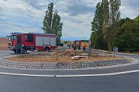 Einer flog über den Kreisverkehr Bild: Einer flog über den Kreisverkehr