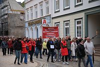 Bild: Montagsmarsch in Sondershausen