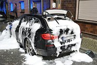 Bild: Fahrzeug in Bad Frankenhausen brannte