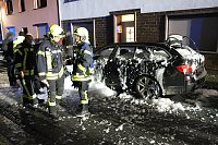 Bild: Fahrzeug in Bad Frankenhausen brannte