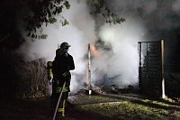 Bild: Schuppenbrand heute Morgen