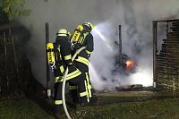 Bild: Schuppenbrand heute Morgen