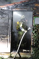 Bild: Schuppenbrand heute Morgen
