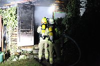 Bild: Schuppenbrand heute Morgen