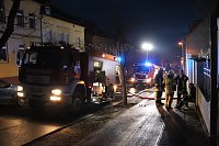Bild: Schuppenbrand heute Morgen