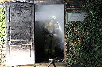Bild: Schuppenbrand heute Morgen