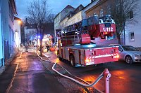 Bild: Schuppenbrand heute Morgen