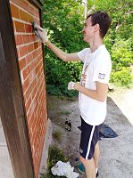 Arbeitseinsatz an der Hornungshöhe Bild: Arbeitseinsatz an der Hornungshöhe