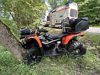 Quad-Unfalll bei Straßburg Bild: Quad-Unfalll bei Straßburg