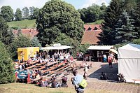 Bild: Peter Blei auf dem 31. Kunstmarkt in Friedrichsrode