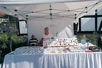 Bild: Peter Blei auf dem 31. Kunstmarkt in Friedrichsrode