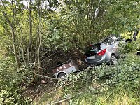 Bild: Von der Autobahn abgekommen 