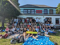 Bild: Projektwoche Lebensretter der Regelschule am Franzberg, im Bergbad Sonnenblick