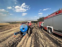 Bild: Brand eines Feldes bei Reinsdrof