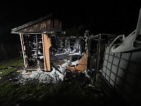 Bild: Gartenlabe in Sondershausen-Bebra ausgebrannt
