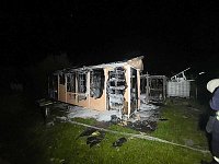 Bild: Gartenlabe in Sondershausen-Bebra ausgebrannt