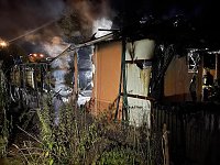 Bild: Gartenlabe in Sondershausen-Bebra ausgebrannt