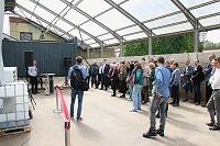Pyrolyse als Alternative zum Verbrennen - in Bleicherode wurde heute eine Pilotanlage der Hochschule in Betrieb genommen Bild: Pyrolyse als Alternative zum Verbrennen - in Bleicherode wurde heute eine Pilotanlage der Hochschule in Betrieb genommen