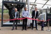 Pyrolyse als Alternative zum Verbrennen - in Bleicherode wurde heute eine Pilotanlage der Hochschule in Betrieb genommen Bild: Pyrolyse als Alternative zum Verbrennen - in Bleicherode wurde heute eine Pilotanlage der Hochschule in Betrieb genommen