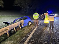 Schwerer Verkehrsunfall bei Gunderslaben Bild: Schwerer Verkehrsunfall bei Gunderslaben