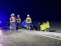 Schwerer Verkehrsunfall bei Gunderslaben Bild: Schwerer Verkehrsunfall bei Gunderslaben