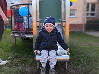 Bild: Gro&szlig;e Freude &uuml;ber das neue Spielger&auml;t herrschte bei den Bebraspatzen